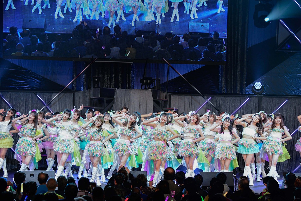 「HKT48コンサート in 東京ドームシティホール～今こそ団結！ガンガン行くぜ8年目！～」の様子。(c)AKS