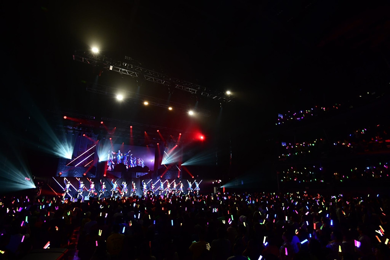 「HKT48コンサート in 東京ドームシティホール～今こそ団結！ガンガン行くぜ8年目！～」の様子。(c)AKS