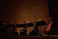 「みつあみクインテットツアー」東京公演第2部に出演したストリングス隊。（撮影：鳥居洋介）