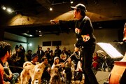「犬たちのためのコンサート」の様子。（撮影：タイコウクニヨシ）
