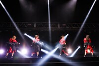 TEAM SHACHI「出張！冬の台場クリスマスライブ～全速前進 聖なる本編～」の様子。