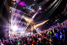 TEAM SHACHI「出張！冬の台場クリスマスライブ～全速前進 聖なる本編～」の様子。