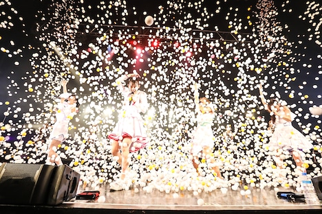 ピンポン玉を浴びるTEAM SHACHI。