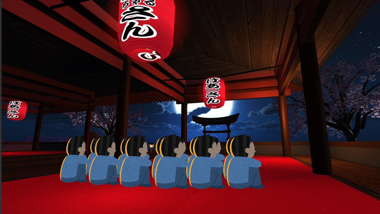 アニメ「バーチャルさんはみている」本編登場シーン。 (c)DWANGO Co., Ltd. (c)Lide, Inc.