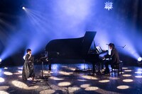 「a brand new concert issue " minima " - ミニマ - Salyu × 小林武史 vol.4」東京・かつしかシンフォニーヒルズ モーツァルトホール公演の様子。（Photo by Taku Fujii）