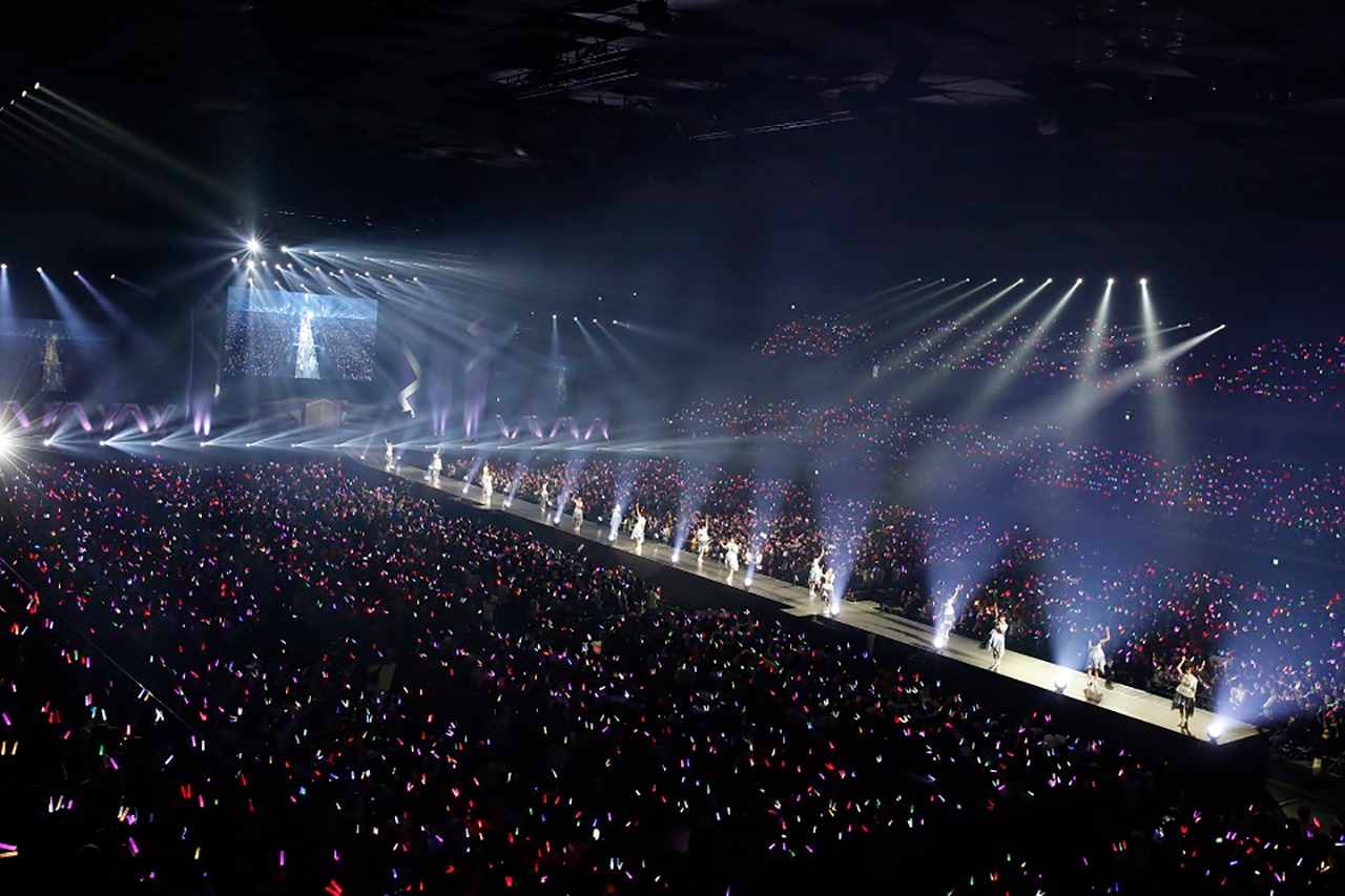 「乃木坂46 アンダーライブ全国ツアー2018 ～関東シリーズ～」東京・武蔵野の森総合スポーツプラザ公演の様子。（写真提供：ソニー・ミュージックレコーズ）