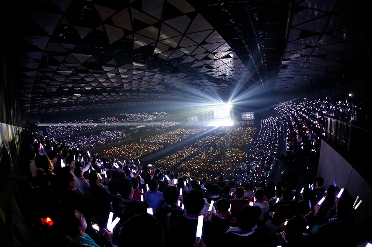 「乃木坂46 アンダーライブ全国ツアー2018 ～関東シリーズ～」東京・武蔵野の森総合スポーツプラザ公演の様子。（写真提供：ソニー・ミュージックレコーズ）