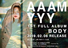 AAAMYYY1stフルアルバム「BODY」フライヤービジュアル
