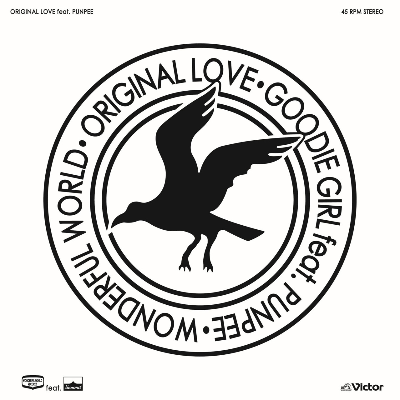 ORIGINAL LOVE「グッディガール feat. PUNPEE」アナログ盤ジャケット