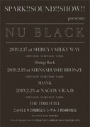 「SPARK!!SOUND!!SHOW!! presents NU BLACK」フライヤー