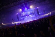 BiSH「BRiNG iCiNG SHiT HORSE TOUR FiNAL "THE NUDE"」の様子。（撮影：外林健太）
