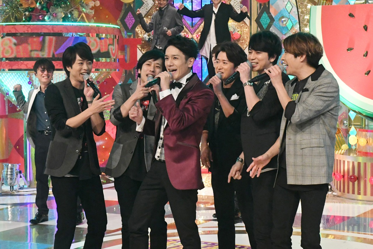 「Can do! Can go!」を歌う出演者たち。（写真提供：テレビ朝日）
