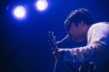 「スカート Major 1st Single「遠い春」リリースツアー“far spring tour 2018”」最終公演の様子。（撮影：廣田達也）