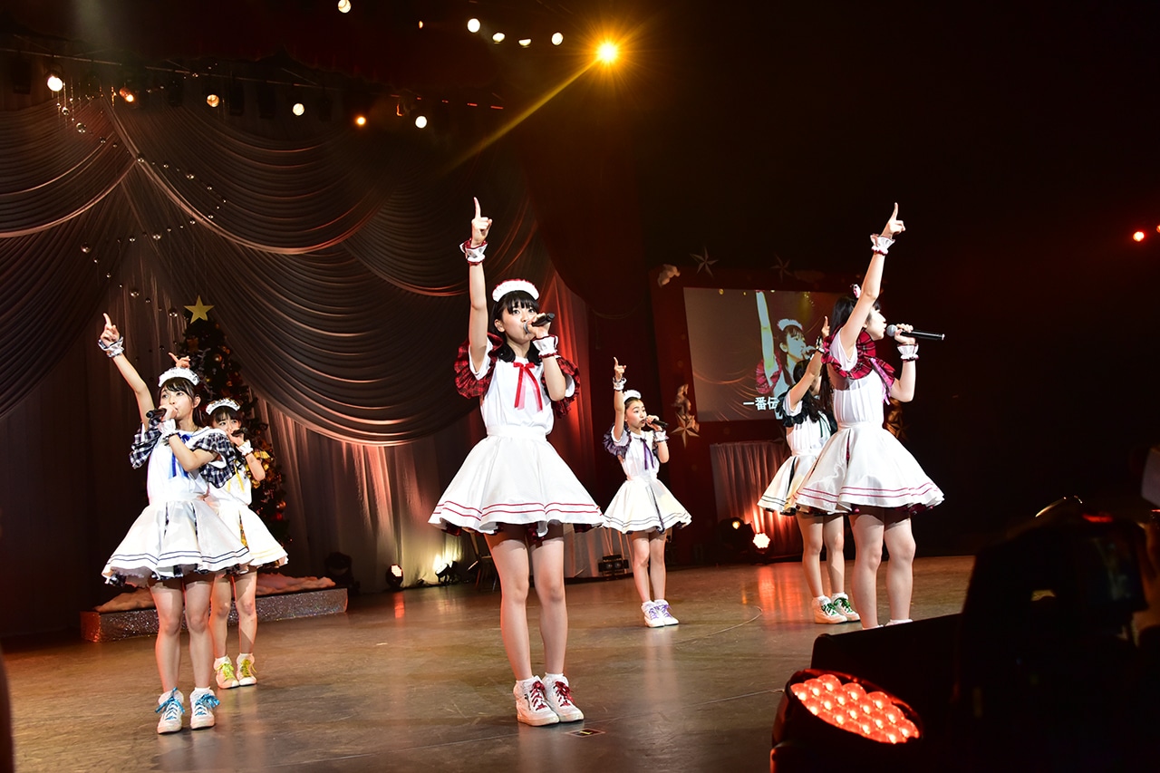 「ときめき▽宣伝部のどきどき▽クリスマスパーティ Vol.4『お腹いっぱいになれる！ときめき6つ星レストラン』」の様子。