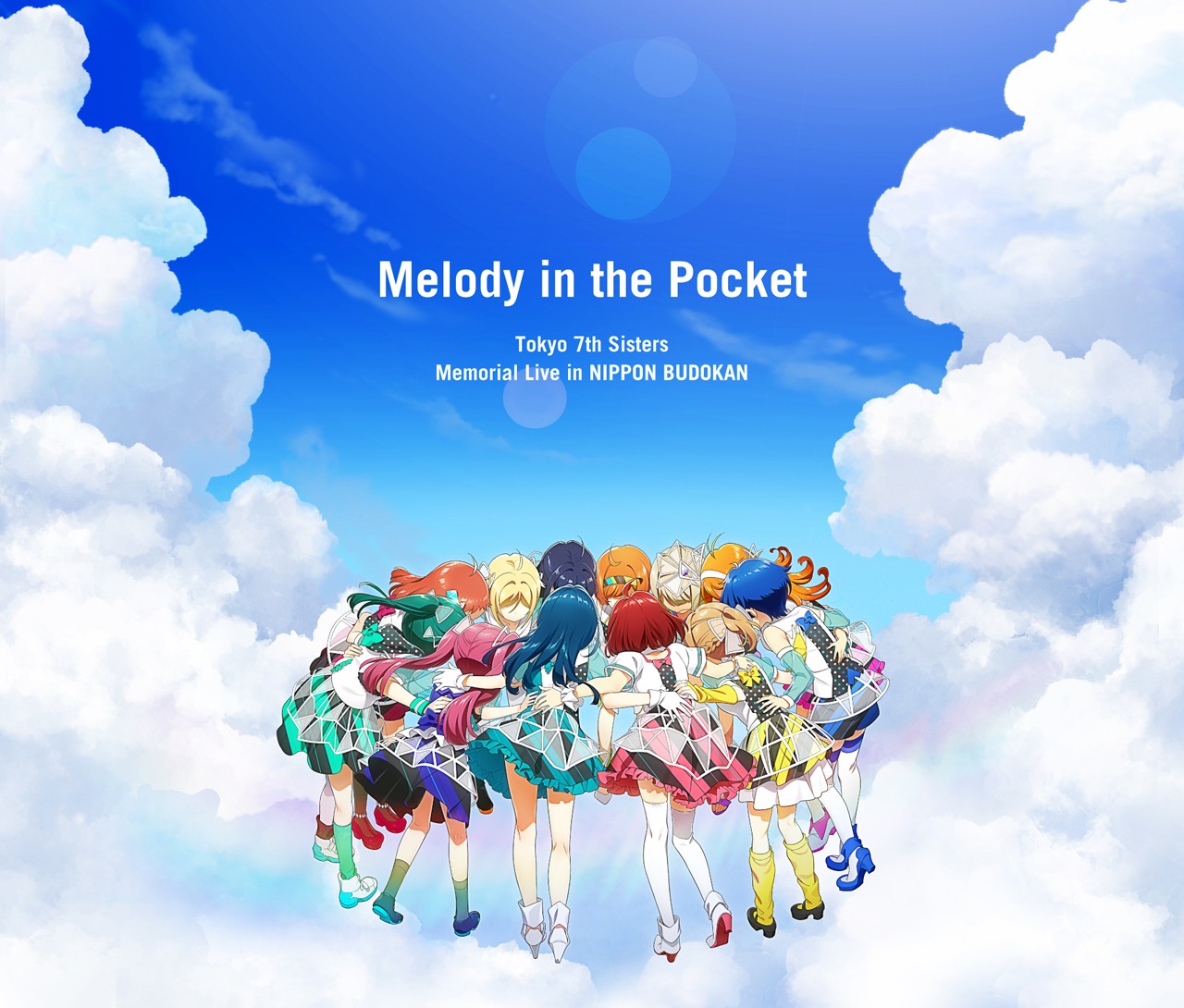 Tokyo 7th シスターズTokyo 7th シスターズ「Tokyo 7th Sisters Memorial Live in NIPPON BUDOKAN "Melody in the Pocket"」CD盤ジャケット