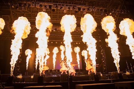 火柱が上がるステージ。