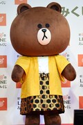 LINEのキャラクター・ブラウン。