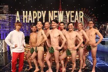 増田貴久（NEWS）とはっぱ隊。(c)フジテレビ