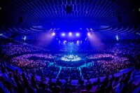 東京スカパラダイスオーケストラ「2018 Tour『SKANKING JAPAN』ファイナル公演 “スカフェス in 城ホール”」の様子。（撮影：青木カズロー）