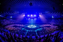 東京スカパラダイスオーケストラ「2018 Tour『SKANKING JAPAN』ファイナル公演 “スカフェス in 城ホール”」の様子。（撮影：青木カズロー）