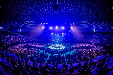 「2018 Tour『SKANKING JAPAN』ファイナル公演 “スカフェス in 城ホール”」の様子。（撮影：青木カズロー）