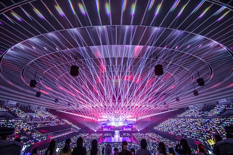 「BULLET TRAIN Arena Tour 2018 GOLDEN EPOCH」ツアーファイナルの様子。