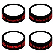 「WACK × TOWER RECORDS ラバーバンド(BiS / BiSH / GANG PARADE / EMPiRE)」(各600円)