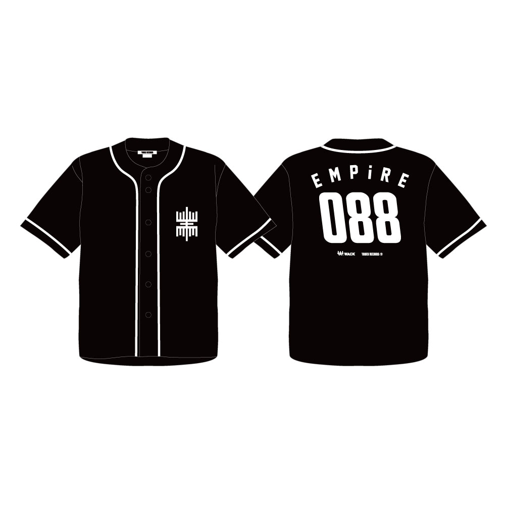 「WACK × TOWER RECORDS ベースボールシャツ（EMPiRE）」（4800円）