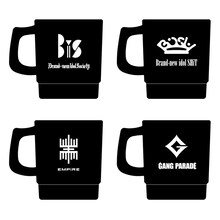 「WACK × TOWER RECORDS スタッキング マグカップ（BiS / BiSH / GANG PARADE / EMPiRE）」（各1200円）
