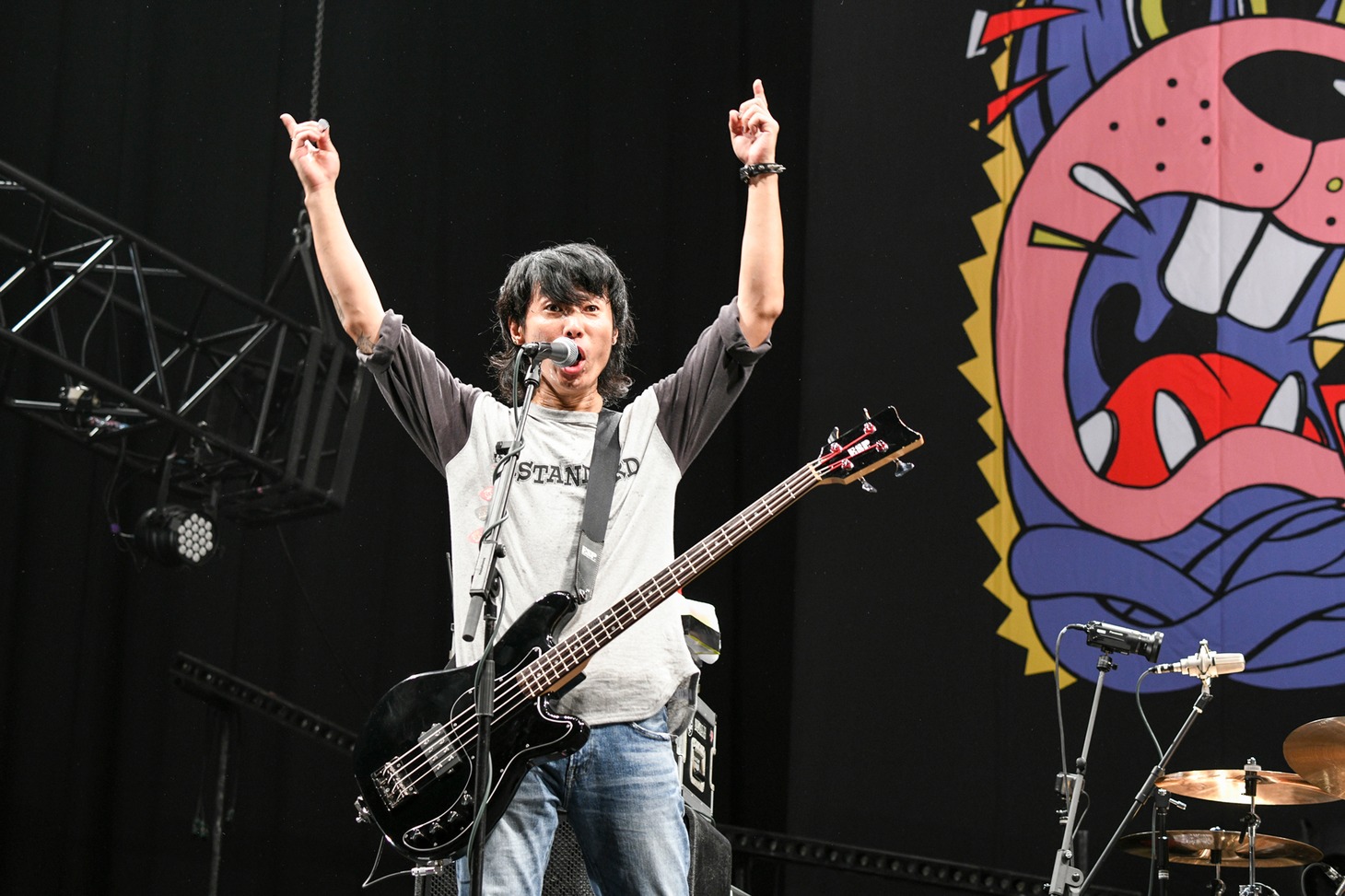 難波章浩（Vo, B / Hi-STANDARD）（Photo by Teppei Kishida）