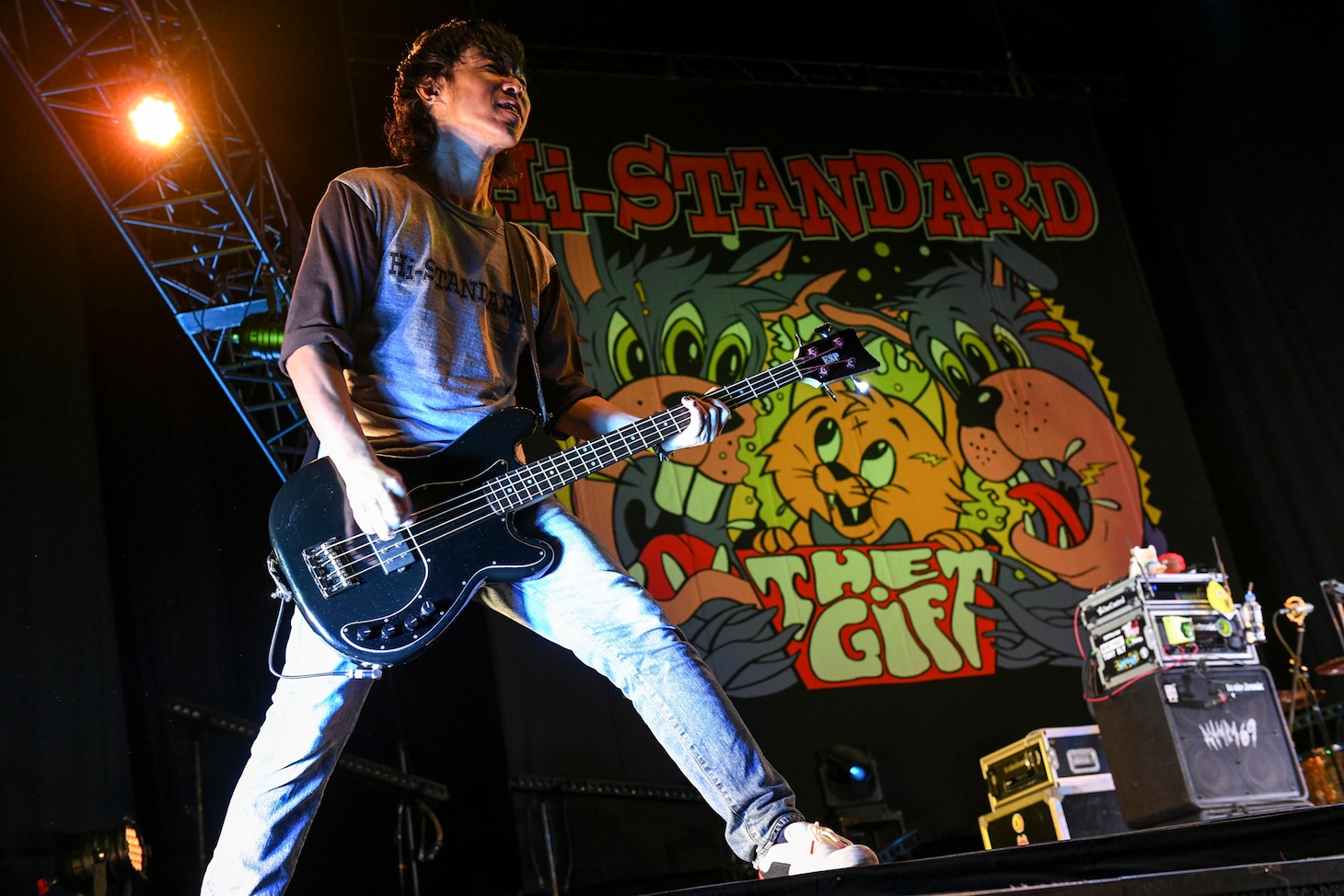 難波章浩（Vo, B / Hi-STANDARD）（Photo by Teppei Kishida）