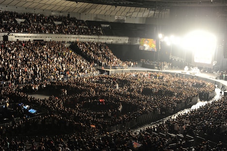 Hi-STANDARD「THE GIFT EXTRA TOUR 2018」神奈川・横浜アリーナ公演の様子。（Photo by Yuji Honda）