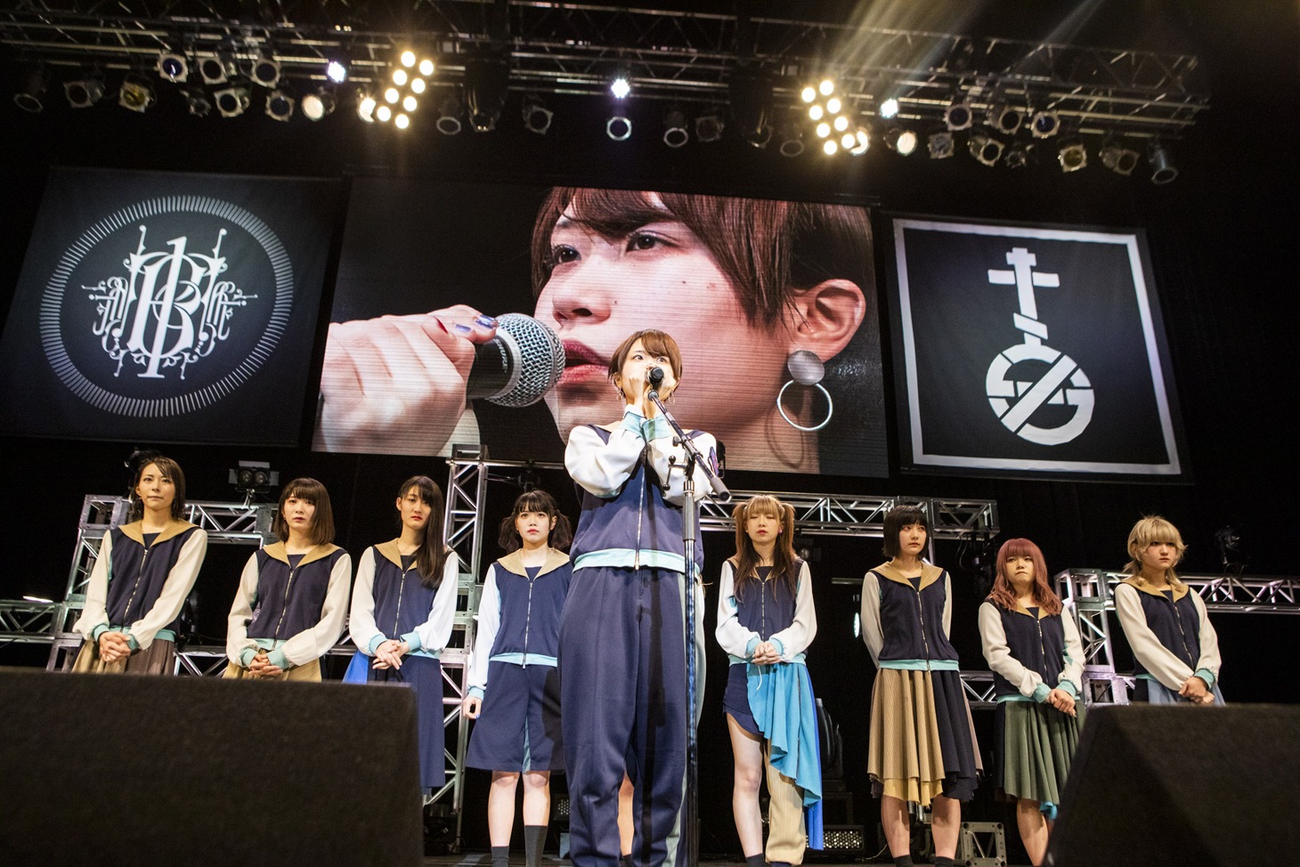 BiS。写真手前が第2回「BiS.LEAGUE」首位のゴ・ジーラ。（Photo by Kenta Sotobayashi）