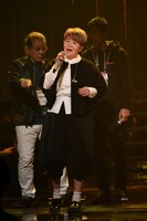 島津亜矢の音合わせの様子。