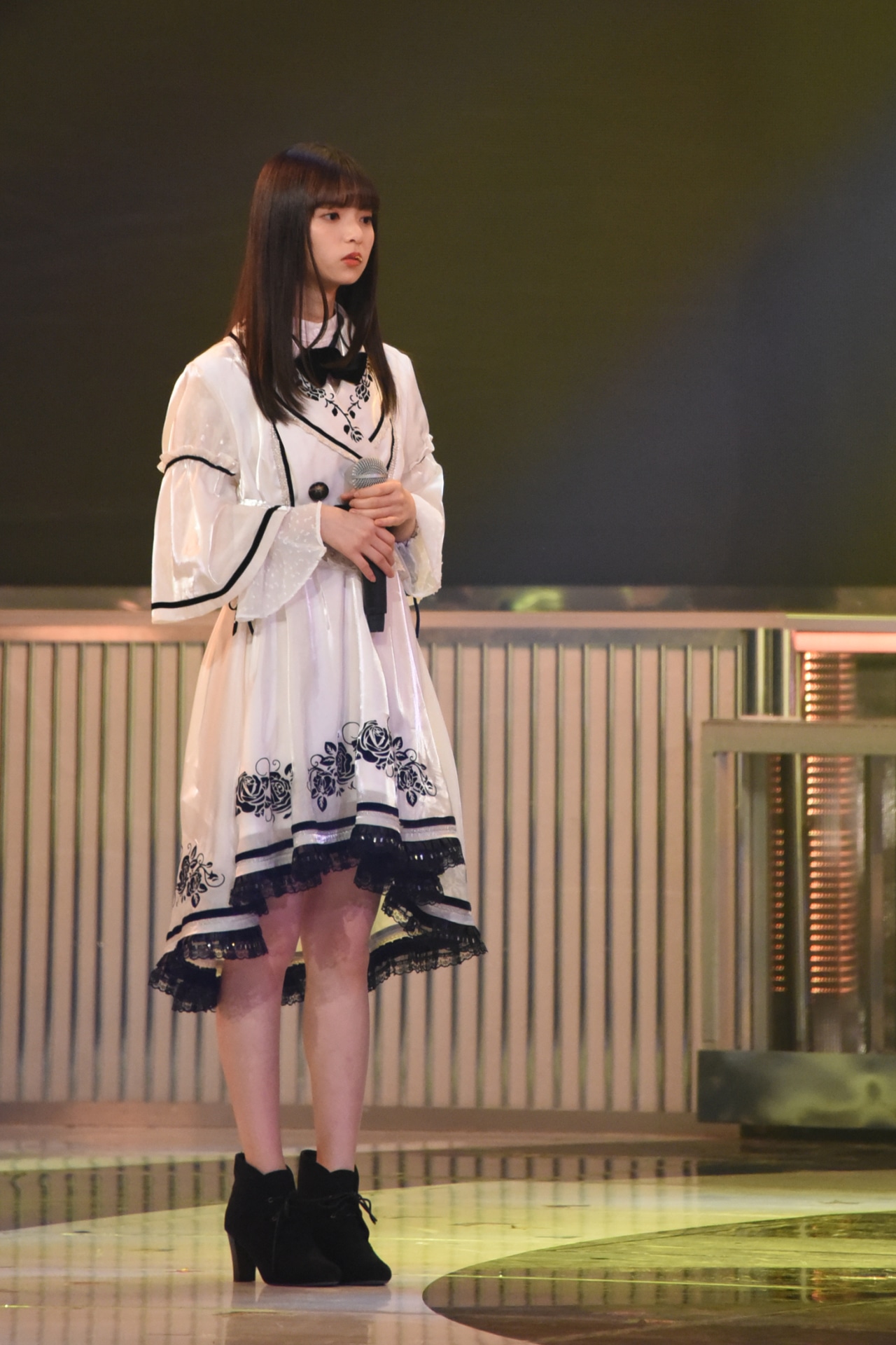 リハーサル中の齋藤飛鳥。