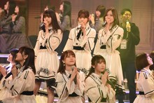 リハーサル中の乃木坂46。