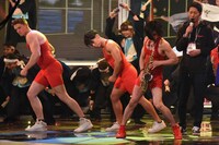 天童よしみの音合わせの様子。