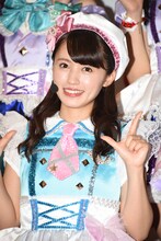 桜内梨子役の逢田梨香子。