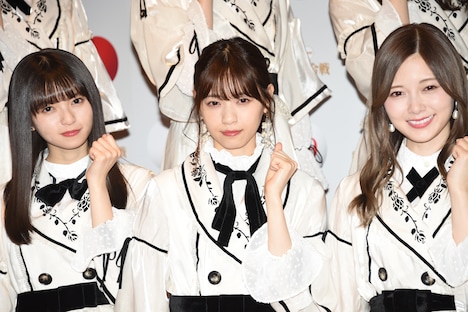 左から齋藤飛鳥、西野七瀬、白石麻衣。