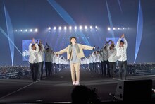 「ナオト・インティライミ ドーム公演2018～4万人でオマットゥリ！年の瀬、みんなで、しゃっちほこ！＠ナゴヤドーム～」の様子。（撮影：新澤和久）