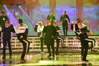 EXILEの29日の音合わせの様子。