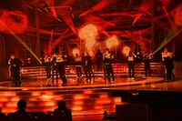 EXILEの29日の音合わせの様子。