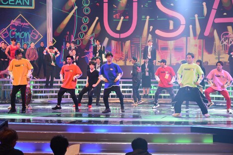 DA PUMPの29日の音合わせの様子。