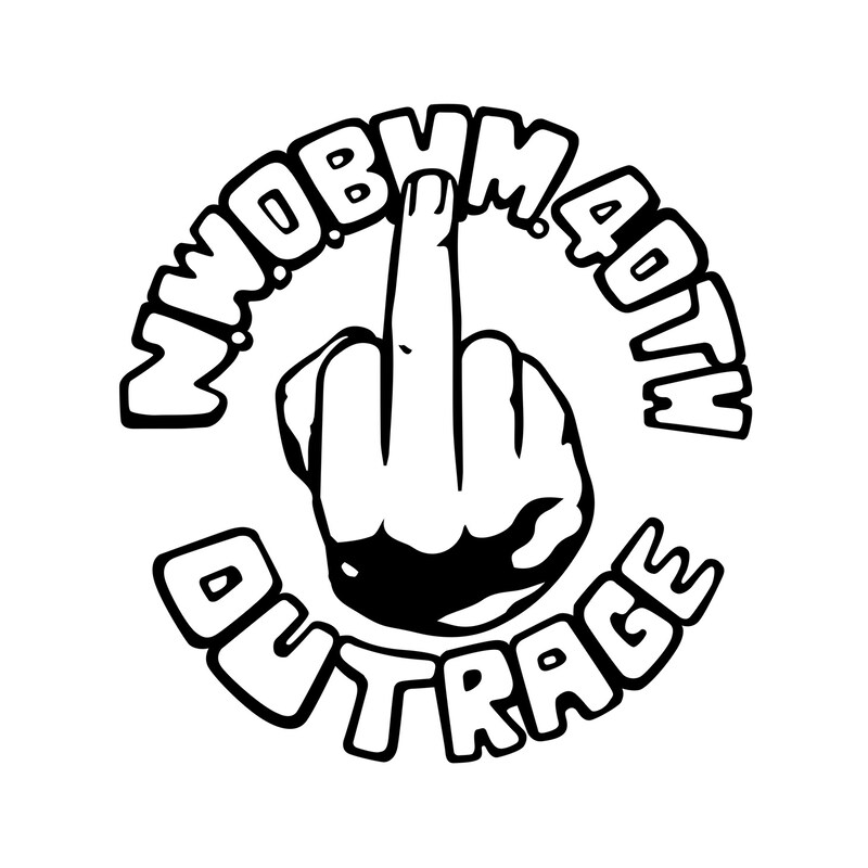 OUTRAGEのNWOBHMリスペクトロゴ。