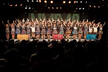NMB48「2019年新春特別公演」の様子。(c)NMB48