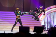 「仮面ライダージオウ」ショーの様子。（Photo by HAJIME KAMIIISAKA＋Z）