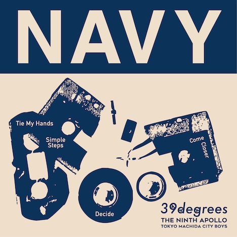 39degrees「NAVY」ジャケット
