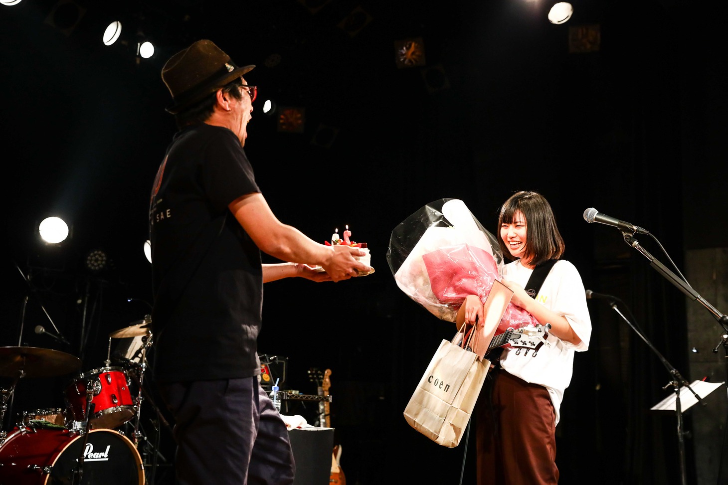 番匠谷紗衣「20歳になれたよ！感謝の気持ちBirthday Live -原点回帰-」大阪・umeda TRAD公演の様子。（撮影：渡邉一生）