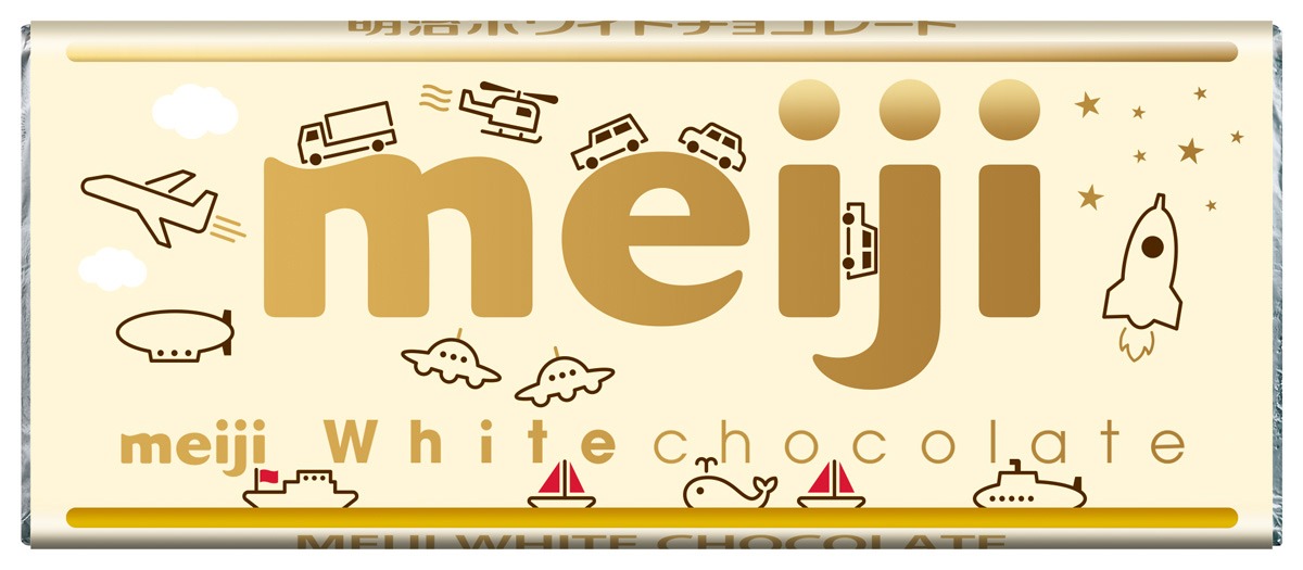 明治「ホワイトチョコレート」限定デザイン
