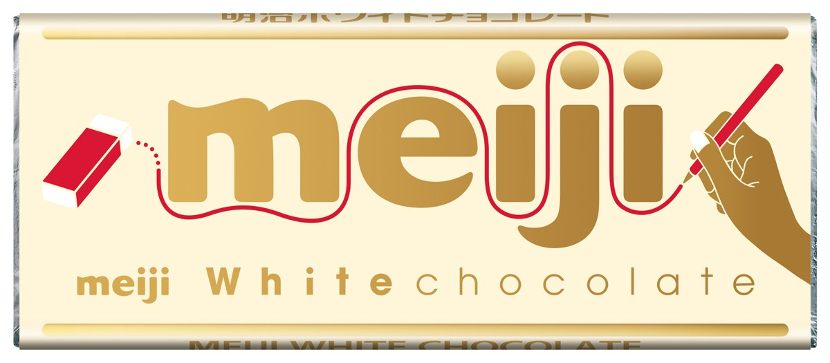 明治「ホワイトチョコレート」限定デザイン